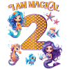Mermaid Birthday 2 years