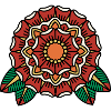 Flowers blossom mandala
