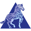 Blaues Zebra
