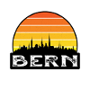 Berna Svizzera Bandiera Skyline Travel Souvenir