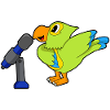 Parrot Singer Microphone Chant