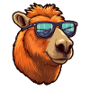 Capybara Sunglasses Cool Capybara