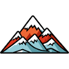 Mountains Symbol Silhouette
