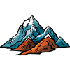 Mountains symbol nature
