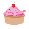 Blob Cupcake Blobfish Fisch Meer