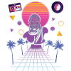 Retro 80s Vaporwave