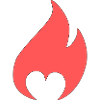 Flame with heart