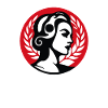 Social Woman Emblem