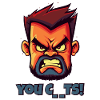 Angry Face Butcher Funny Insult