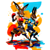 Boxing Jackrabbits