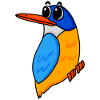 Cute kingfisher