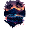 Classic sports car