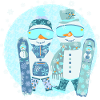 Frosty Snowboard Patrol