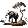 Eléphant Afrique Asie Animal