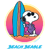 Peanuts Snoopy Beach Beagle