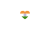 Inde Heartbeat Drapeau indien
