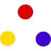 Sphären der Primärfarbe