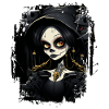 Süßes Gothic-Mädchen