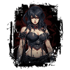 Fittes Gothic Mädchen