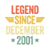 Legend Since December 2001
