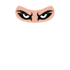 Ninja øjne sjov Halloween fest maske