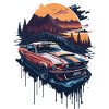 Classic sports car