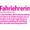 Abschiedsgeschenk Fahrleherin Verabschiedung