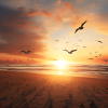 Peaceful sunset