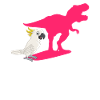 Cockatoo Dinosaur Cockatoo Parrot Holder