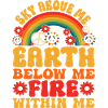 Hippie Citation Groovy Paix