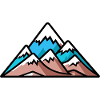 Mountains Symbol Silhouette