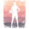 Volleyball Player Retro Beach Volleyball
