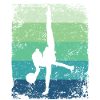 Gym Ball Retro Rhythmic Gymnastics
