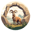 Alpine Majesty Ibex
