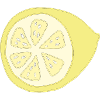 Lemon halved