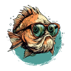 Kazo the spectacled fish