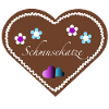 "Jahrmarkt-Liebe" Schmusekatze lila blau