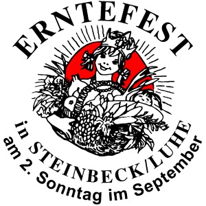Erntenixxe mit Erntefest Steinbeck/Luhe Schriftzug