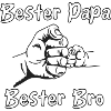 Bester Papa Bester Bro Fistdesign