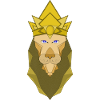 Polygonal emperor lion