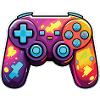 Controller di gioco colori brillanti