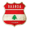 Baabda Libanon Wappen Flaggen Design