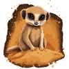 Suricate bébé mangouste Afrique