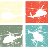 Hélicoptère rétro