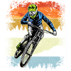 Sunset Trail MTB Rider