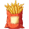 French fries bag