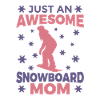 Maman de snowboard