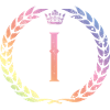 I letter wreath