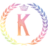 K Buchstabe Kranz