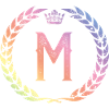 M letter wreath